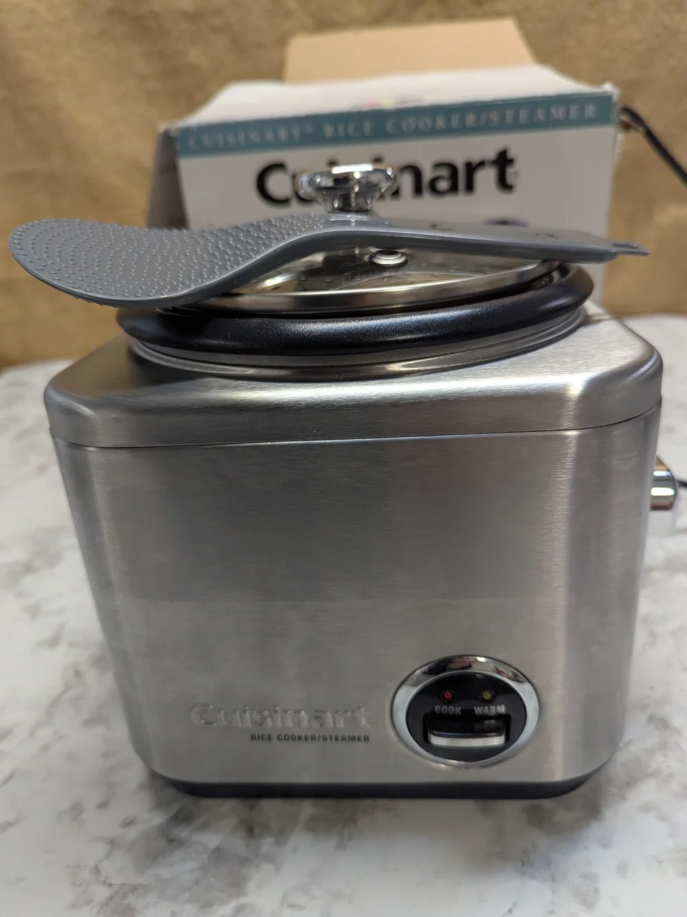 Cuisinart Silver 4-Cup Rice Cooker & Steamer